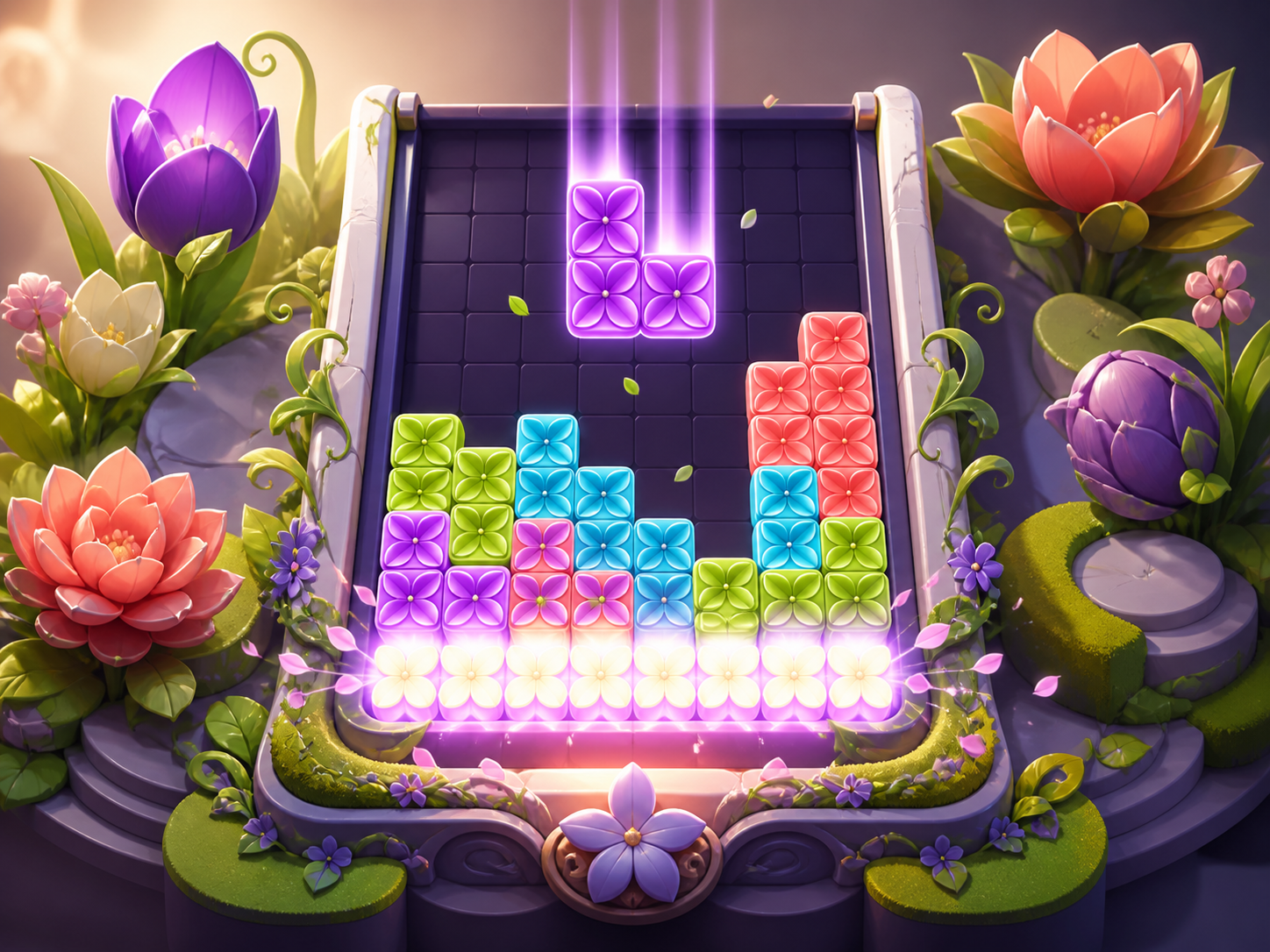 Bloom Blocks gameplay artwork