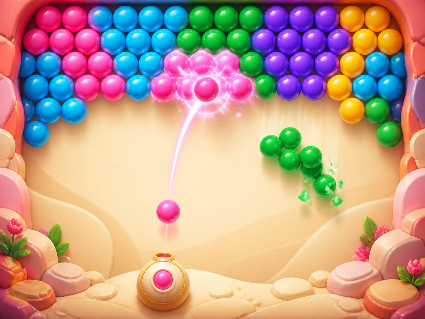 Bubble Cascade gameplay artwork