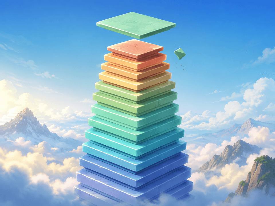 Sky Stack gameplay artwork